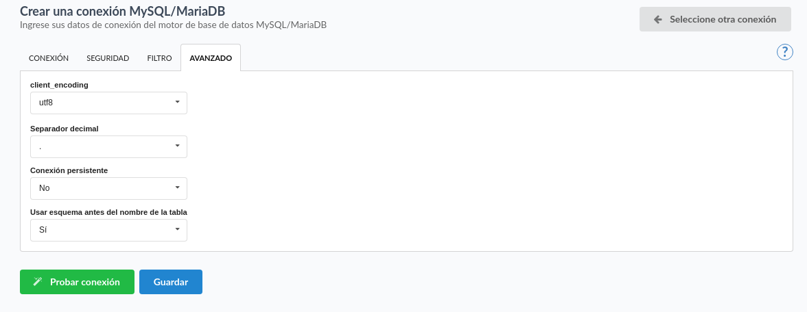  Advanced setup for the SyBase database