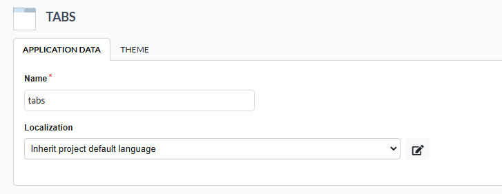 Required fields for creating applications