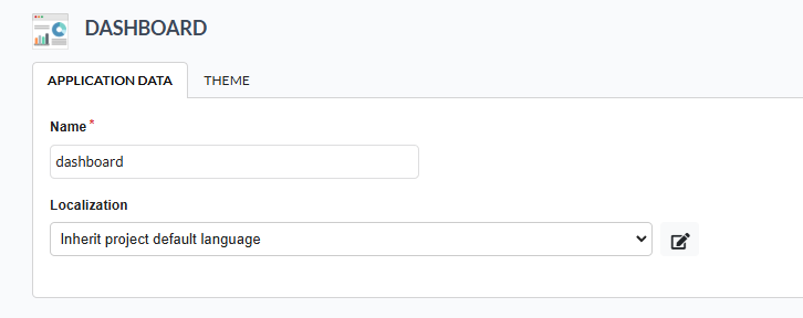 Required fields for creating applications