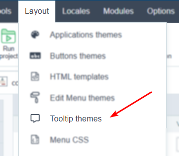 Tooltip theme list