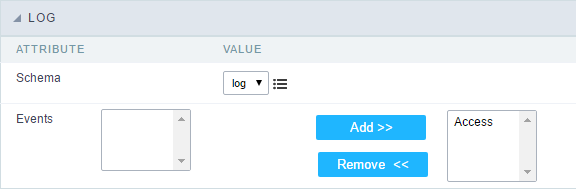 Application Log configuration