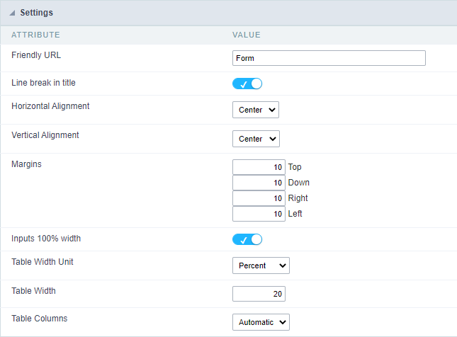 Configuration Interface.