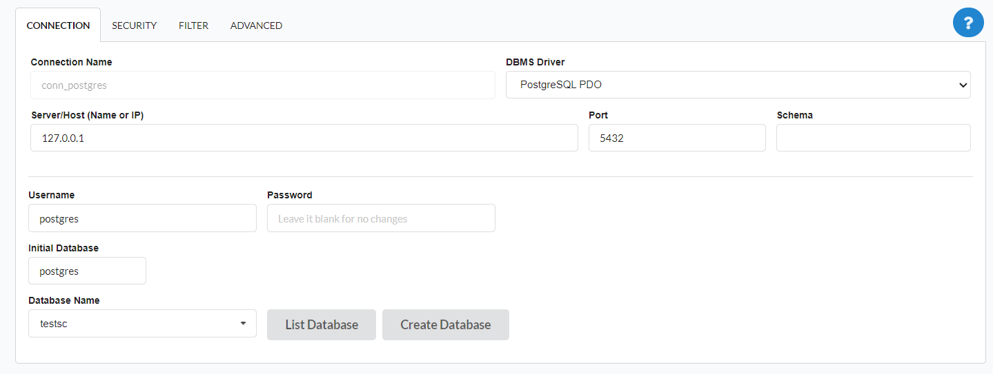 Connecting to the Database