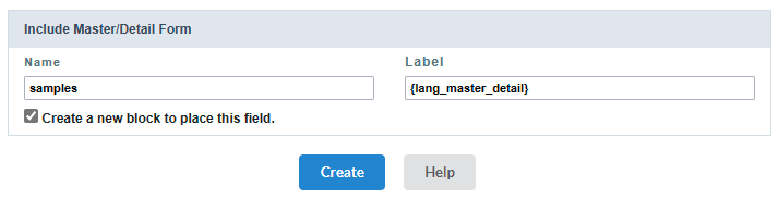 Interface to set link name and label.