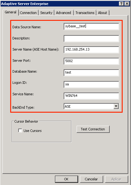 Creating the data source.